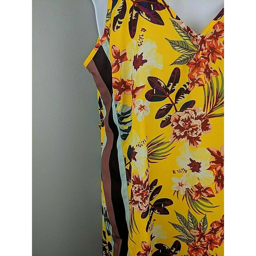 Miken‎ Floral Desert Tropical Printed Swimsuit Cover-Up Dress Size XS NEW